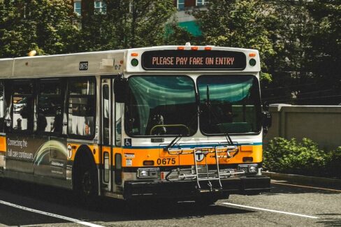 Photo of an MBTA Bus