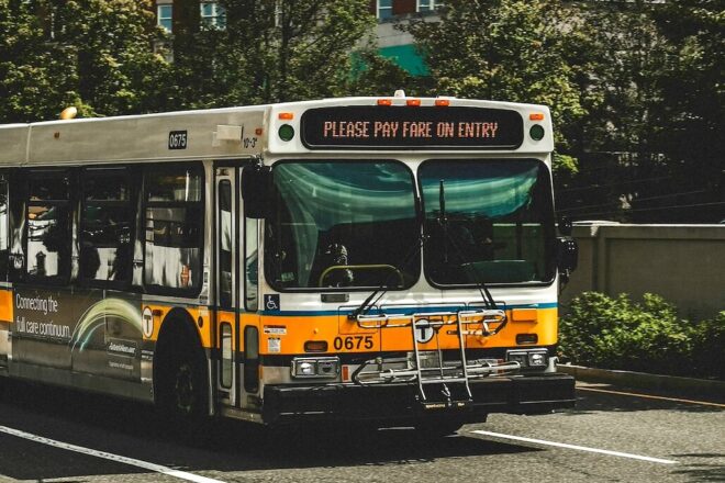Photo of an MBTA Bus