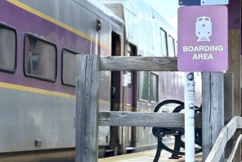 Commuter Rail boarding area