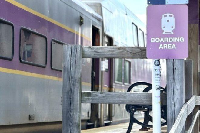 Commuter Rail boarding area